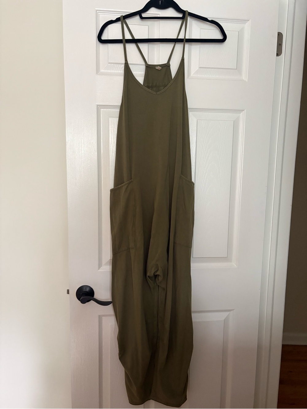 Free People Hot Shot onesie olive green SMALL